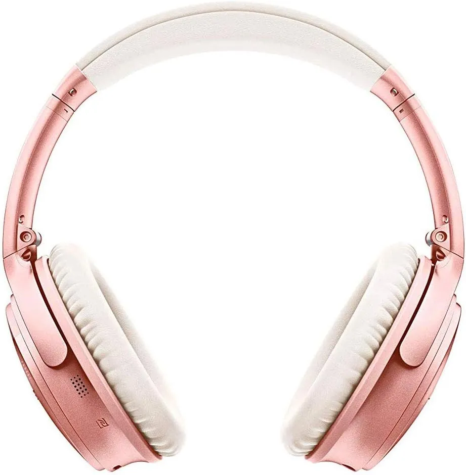 Bose QuietComfort 35 II Wireless Bluetooth Headphones, Noise-Cancelling, with Alexa Voice Control - Rose Gold