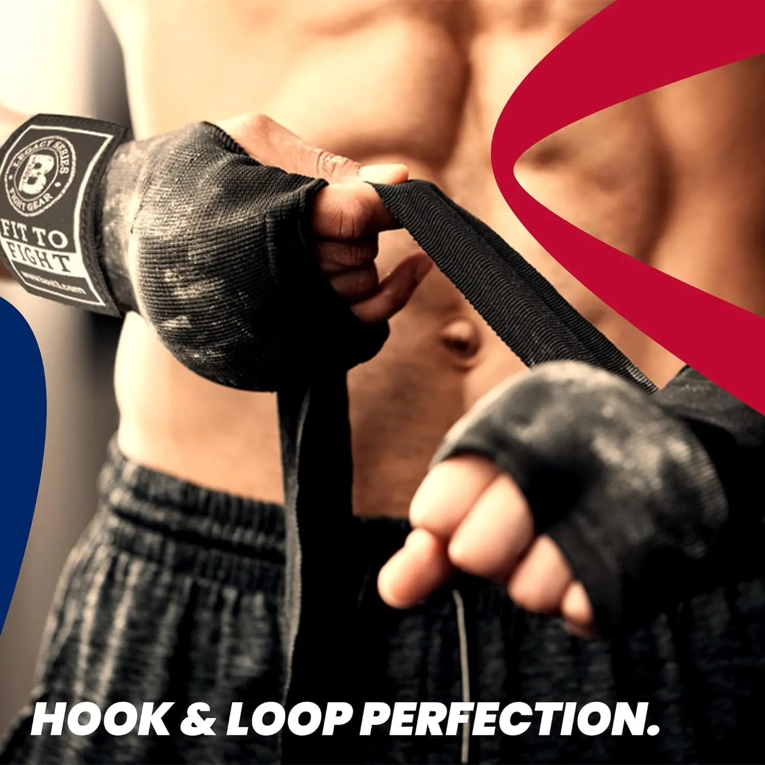Bout3® Gel Boxing Handwraps for Men & Women - Inner Gloves with Gel Padding for Wrist Support, Comfort, 80cm Long Straps, Impact Protection - Ideal for Boxing, MMA, Kickboxing, Training