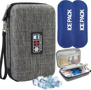 Bucher&Rossini Insulin Cooler Travel Case, Refrigerated Insulin Supplies Orangizer Long Cooling Effect Daily Companion Cooler Case for Diabetes