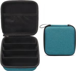 Bukere Travel Sunglasses Organizer Case Adjustable Slot For Multiple Eyeglasses Hard-shell Portable Storage Box for Men Women