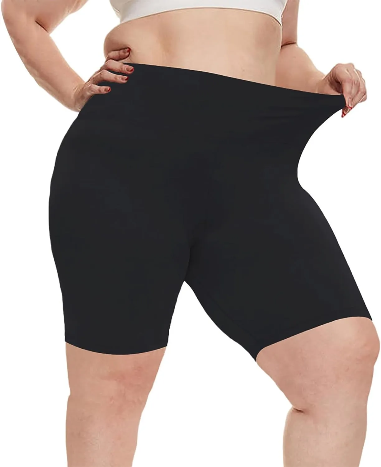 Buttery Soft Shorts Women Butt Lifting Shorts Pockets High Waisted Biker Anti Cellulite Up Workout Gym Shorts High