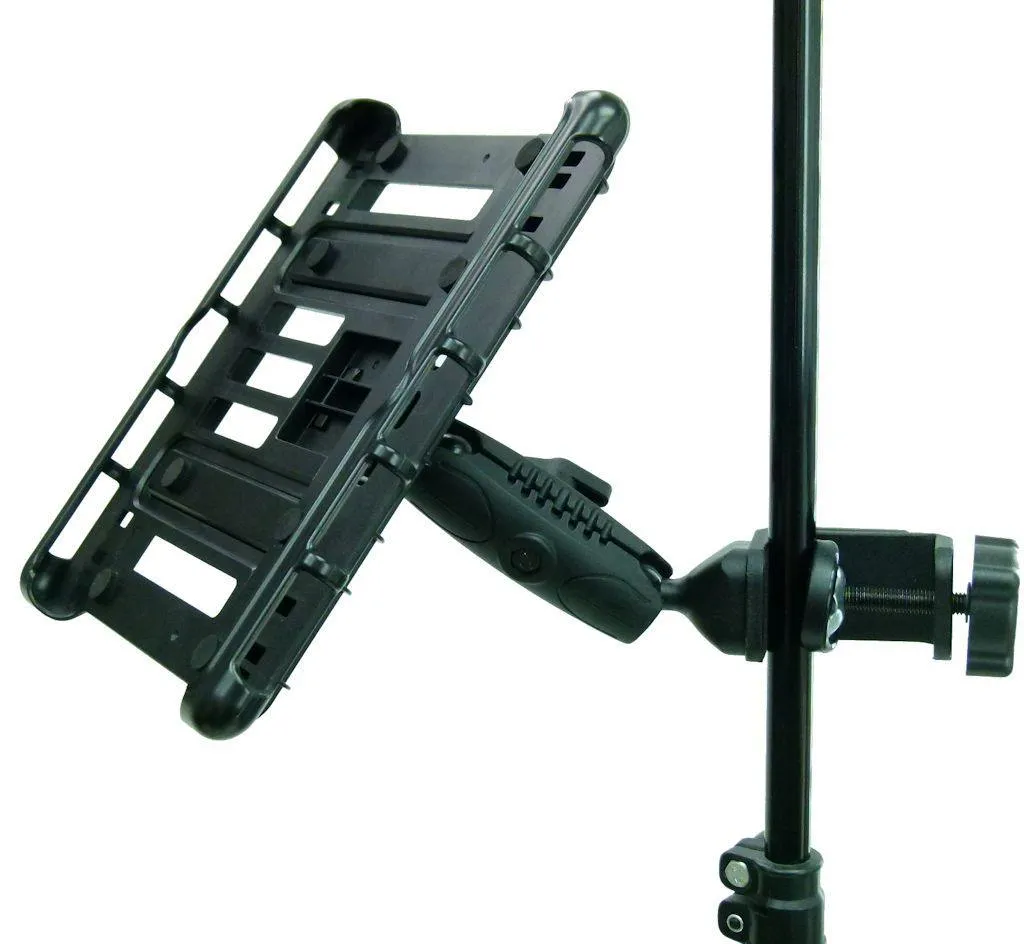 BuyBits Music - Microphone Stand Tablet Clamp Mount Holder for iPad Air 4 (2020) (sku 56212)