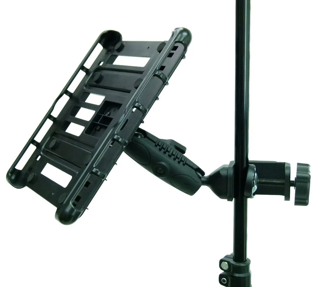 BuyBits Music - Microphone Stand Tablet Clamp Mount Holder for iPad Pro 12.9" (2020) (sku 53919)