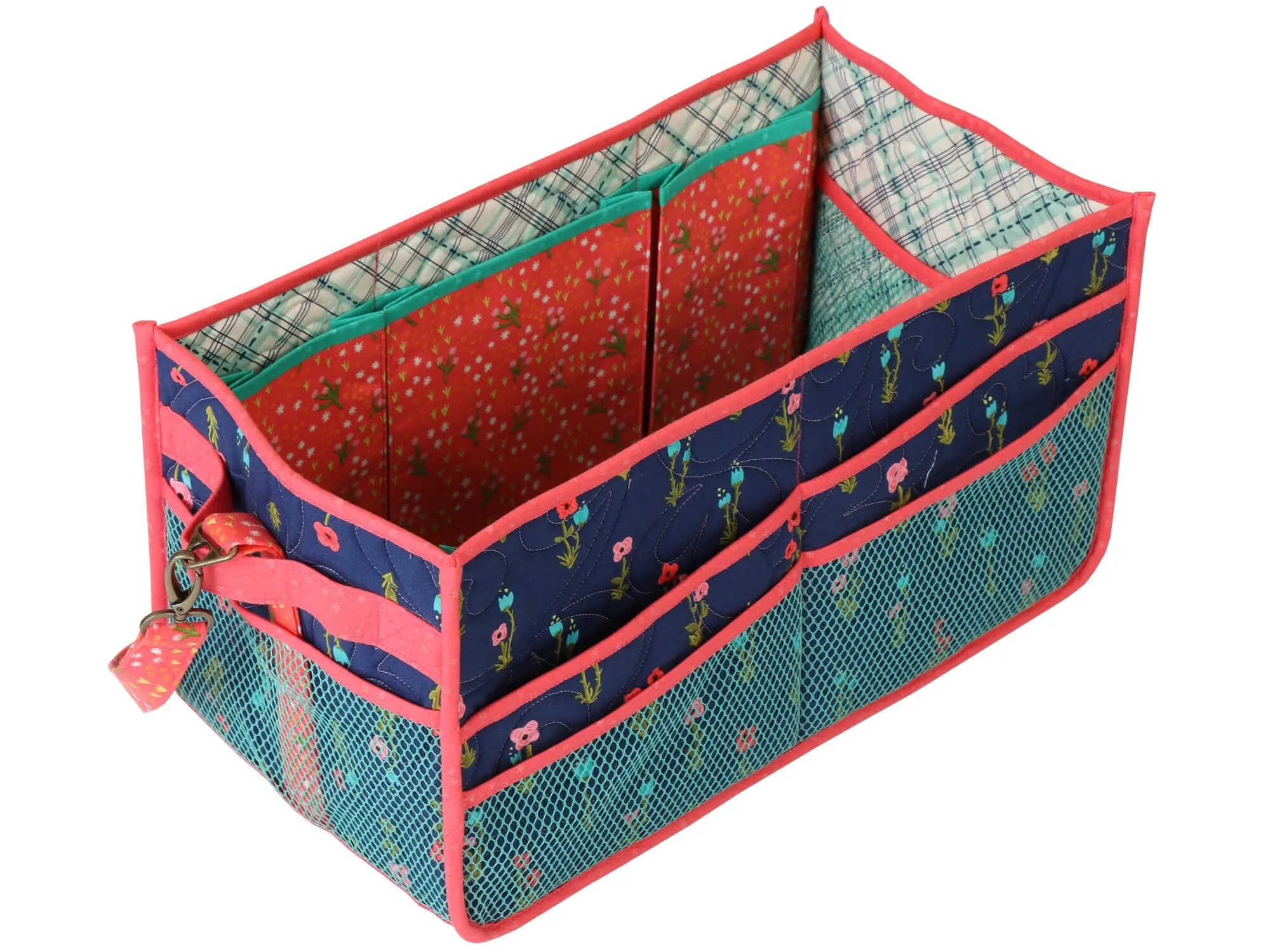 ByAnnie Case Road Trip Organizer Pattern Finished Size: 15.5"x8"x8"  (14 Colors of 18"x54" Mesh Packs Sold Separately)