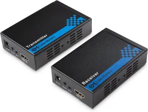Cable Matters Wall Mount HDMI Extender with TCP/IP - Up to 300 Feet, 1080P, 1-to-Many Setup, HDMI Over Ethernet Extender (Model: 103002)