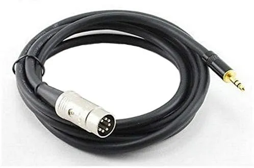 CablesOnline 3ft 7-Pin Din Male to 3.5mm(1/8in) Stereo Male Professional Premium Audio Cable for Bang & Olufsen, Naim, Quad...Stereo Systems (BO-803N)