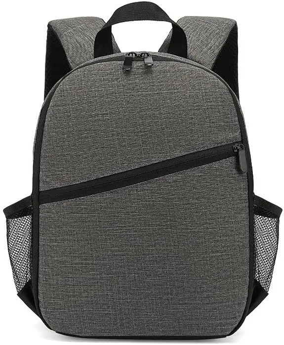 Camera Backpack Waterproof Camera Bag Large Capacity Camera Case For Unisex Outdoor Photography Hiking Travel Grey