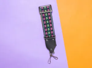 Camera Strap - Purple, Green, and Blue