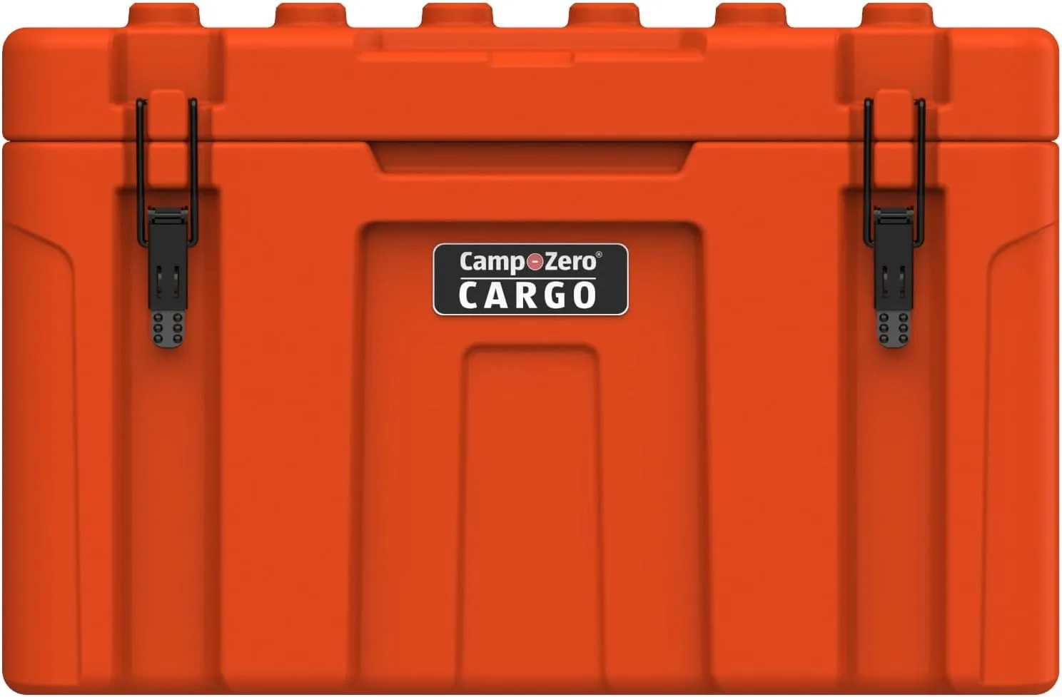 CAMP-ZERO Premium 78L Cargo & Equipment Storage Case with Coated Stainless Steel Latching and Locking System (Orange)