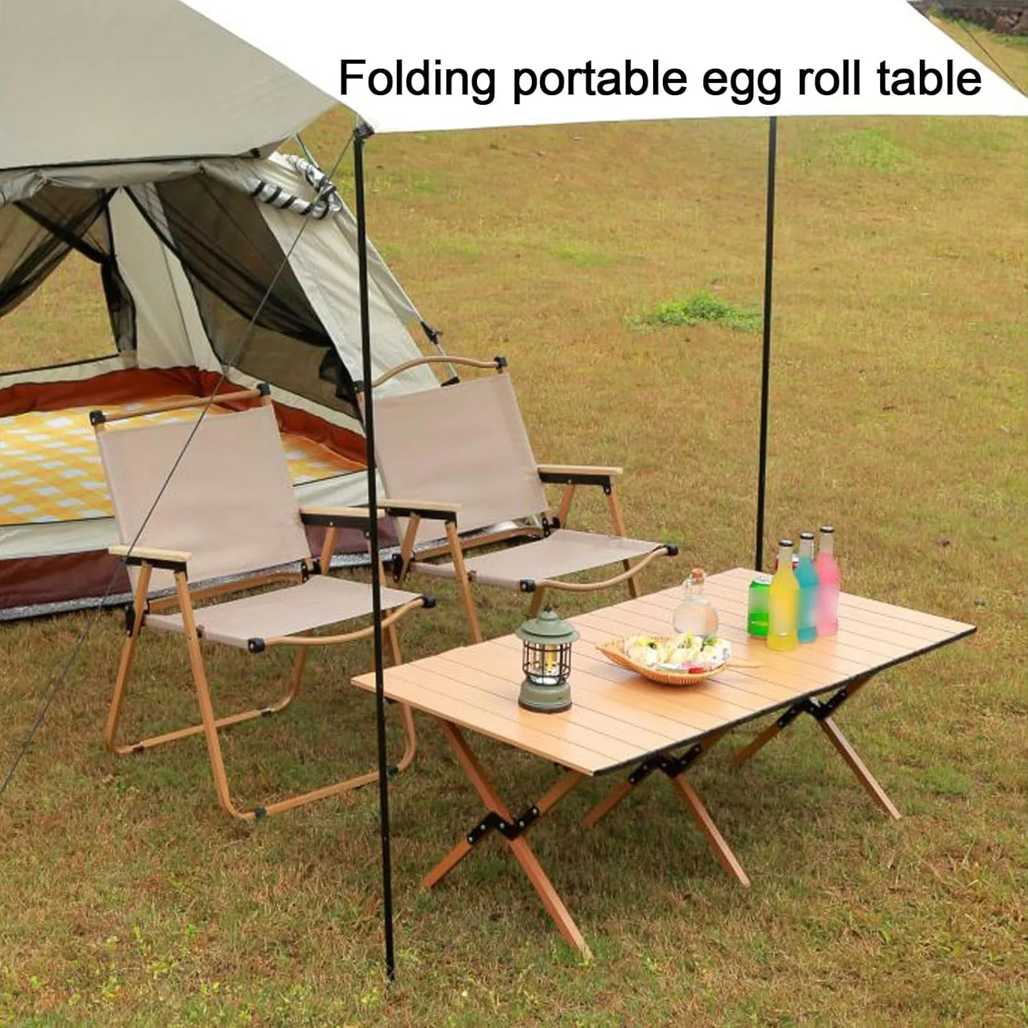 Camping Table Foldable, Portable Folding Table, Stall Camping Outdoor Supplies, With 3 Colours And 4 Sizes, Suitable For Dining, Camping, Picnic, Outdoor, Beach, Hiking, Fishing, Parks(Black,35.4*23.6
