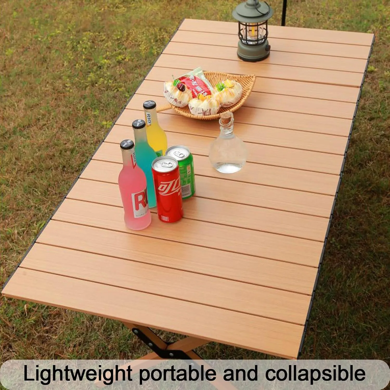 Camping Table Foldable, Portable Folding Table, Stall Camping Outdoor Supplies, With 3 Colours And 4 Sizes, Suitable For Dining, Camping, Picnic, Outdoor, Beach, Hiking, Fishing, Parks(Black,35.4*23.6