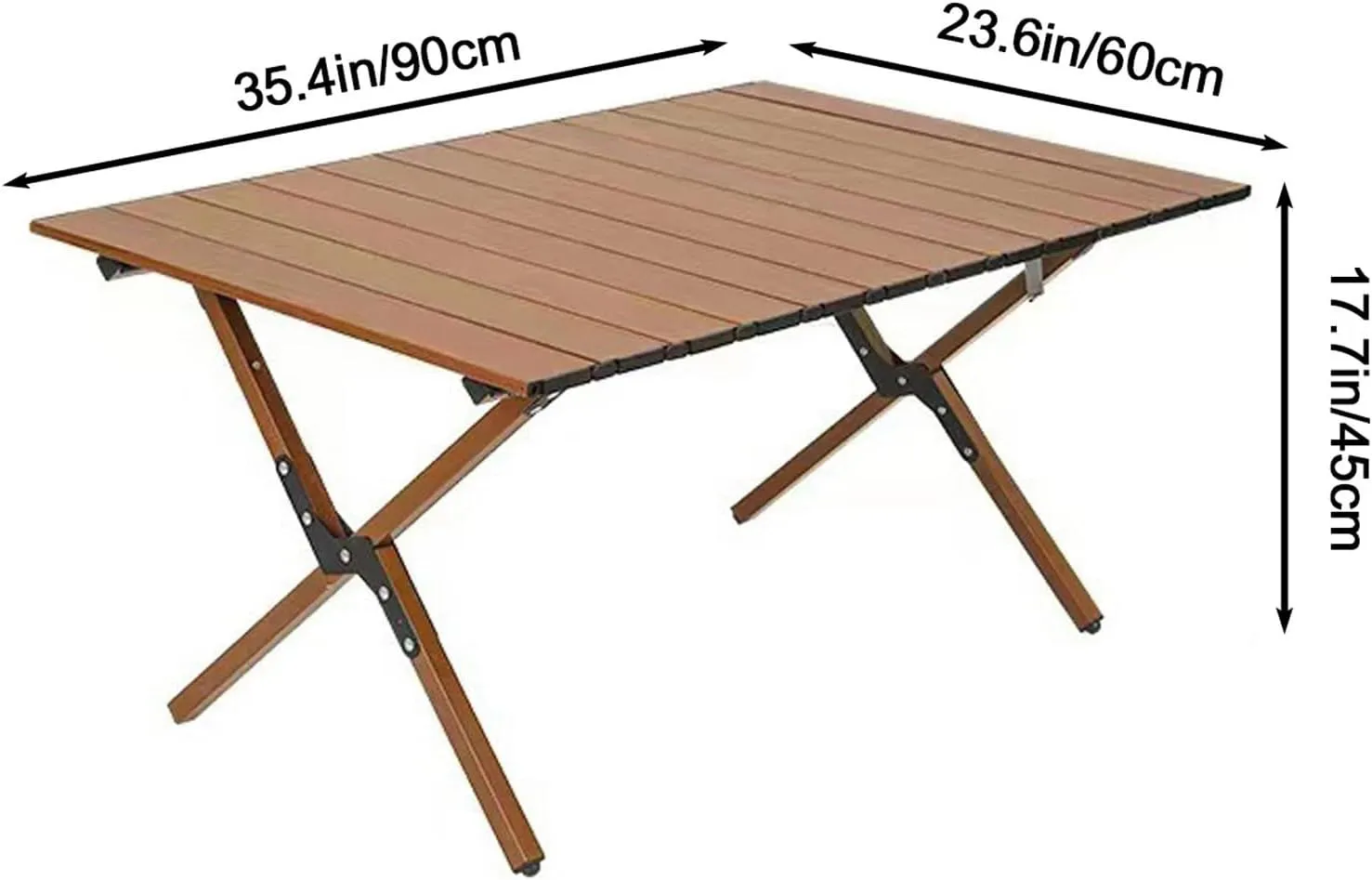 Camping Table Foldable, Portable Folding Table, Stall Camping Outdoor Supplies, With 3 Colours And 4 Sizes, Suitable For Dining, Camping, Picnic, Outdoor, Beach, Hiking, Fishing, Parks(Black,35.4*23.6
