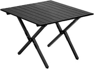 Camping Table Foldable, Portable Folding Table, Stall Camping Outdoor Supplies, With 3 Colours And 4 Sizes, Suitable For Dining, Camping, Picnic, Outdoor, Beach, Hiking, Fishing, Parks(Black,35.4*23.6