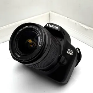 Canon DSLR EOS 4000D EF-S 18-55mm F/3.5-5.6 III Camera