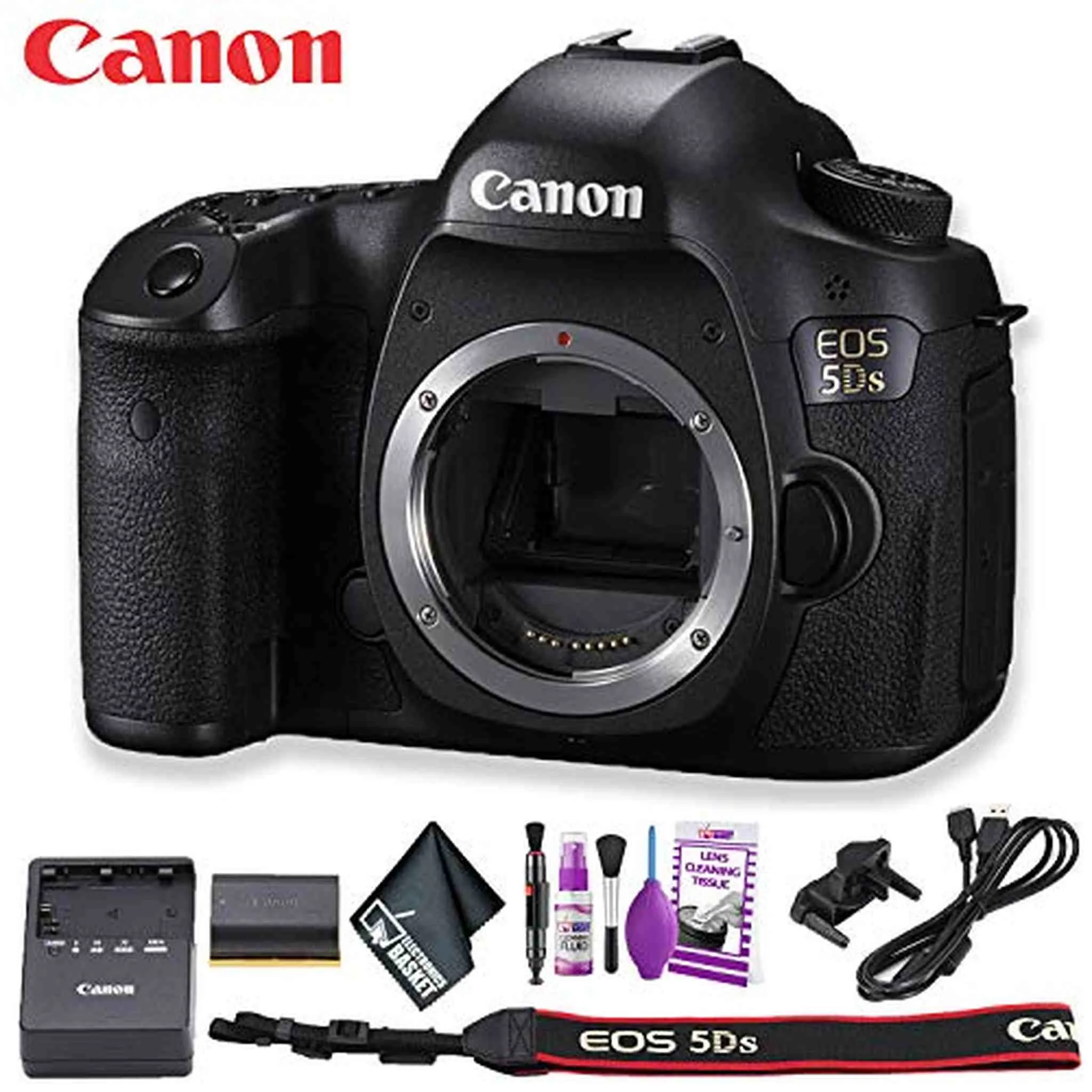 Canon EOS 5DS DSLR Camera (Intl Model) Basic Kit