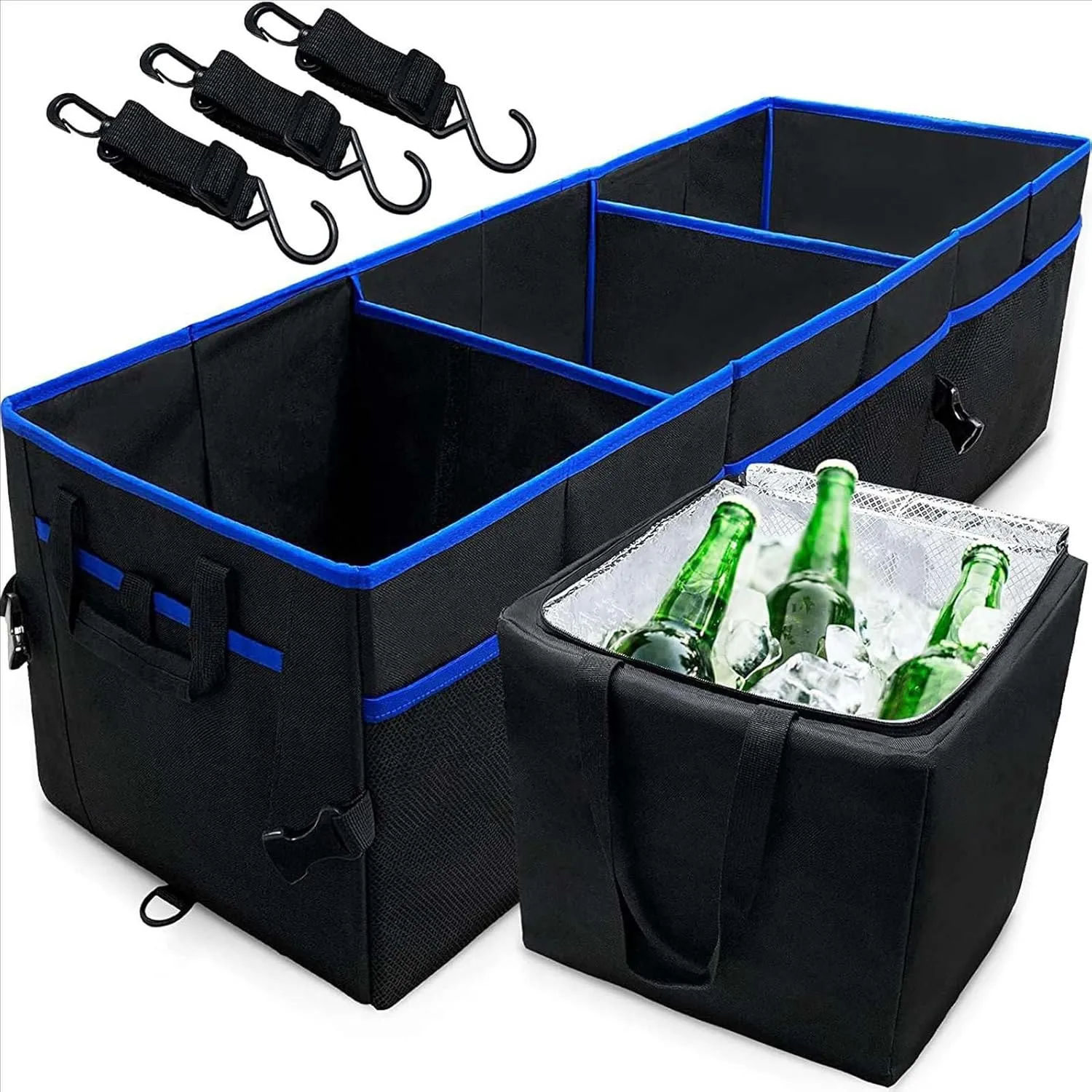 Car Trunk Organizers for Suzuki Swace/Swift/SX4/Vitara/Wagon R/Aerio/Cara, Waterproof Portable Car Storage Box, Slip Resistant Organization Container for car, Car Organizers