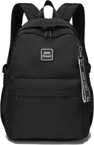 Caran·Y 30L Kids School Backpack for Girls Boys 6-18-Lightweight Water-Resistant Design,Multiple Pockets,Adjustable Straps Durable Bookbag for Elementary to High School Students (Black)