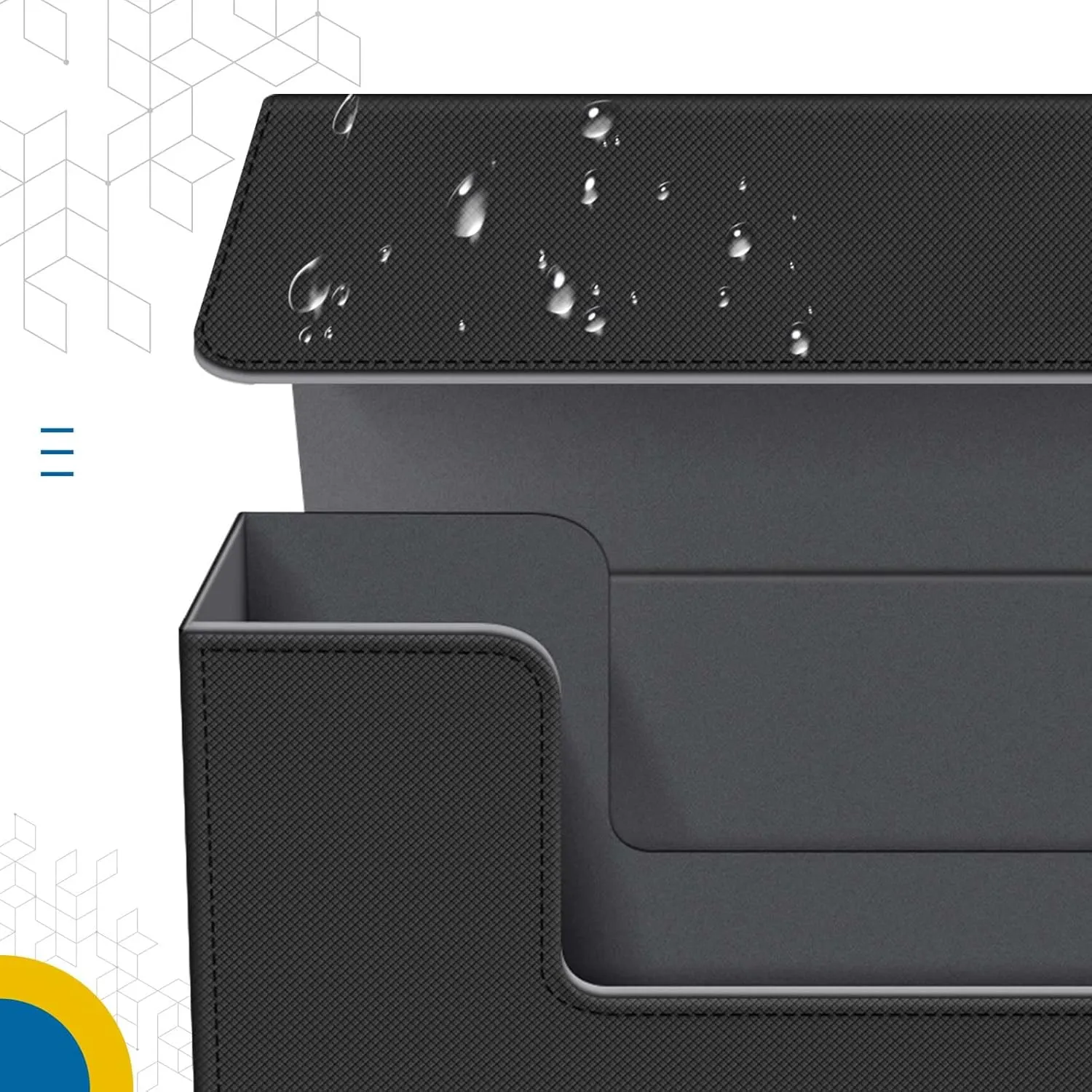 Card Deck Case for Trading Cards, Leather Magnetic Closure Commander Card Storage Box Holding 600  Sleeved Cards Fit for YuGiOh, MTG and Sport Cards (1000 Card Deck Case)