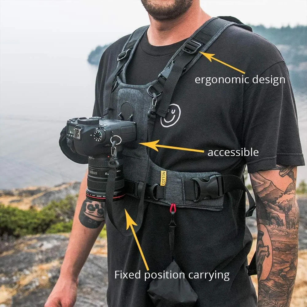 Carrier CCS G3 Camera Harness System for One Camera - Grey
