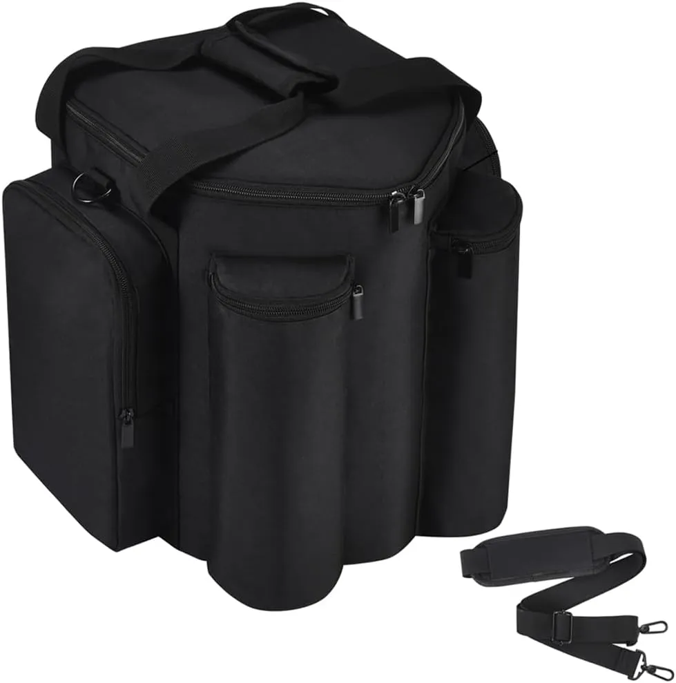 Carrying Case Portable Bag Travelling Case Compatible with Bose S1 Pro  / S1 Pro Portable Bluetooth Speaker and Microphone (Black)