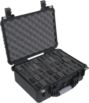 Case Club 55 Pistol Magazine Case, Protective Hard Case, Waterproof & Crushproof, Pressure Valve, Folding Handles & Lockable, Airline Approved