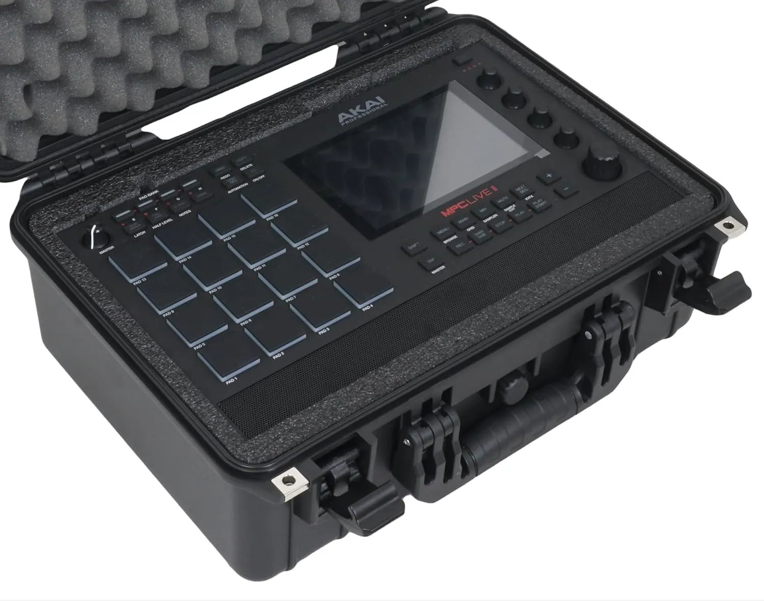 Case Club Case Fits Akai Pro MPC Live II in a Hard-Shell Waterproof Travel Case