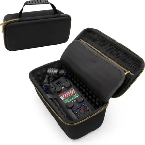 CASEMATIX Hard Travel Case Compatible with Zoom H5studio Handy Recorder and Portable Voice Recorder Accessories - Includes Carry Case Only for Handheld Recorders