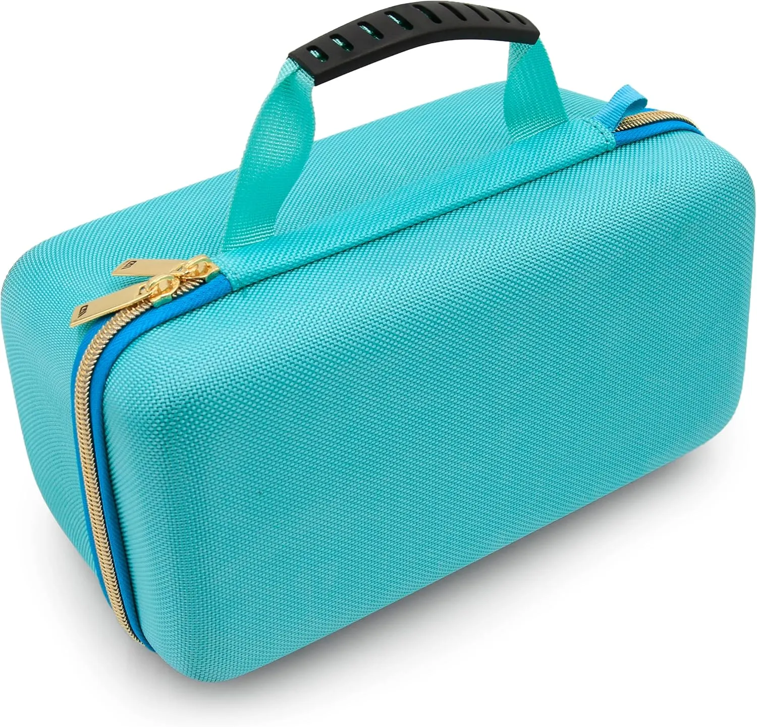 CASEMATIX Studio Case Compatible with Shure SM7B Microphone, Rode PodMic and Other Large Podcast Mics with XLR Recording Accessories - Includes Podcasting Mic Bag Only, Turquoise