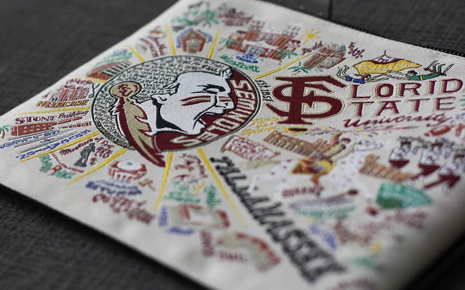 catstudio Florida State University Zipper Pouch Purse | Holds Your Phone, Coins, Pencils, Makeup, Dog Treats, & Tech Tools