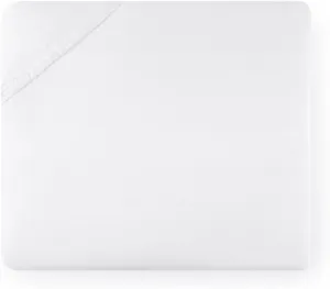 Celeste Linens by SFERRA, King Fitted Sheet, White