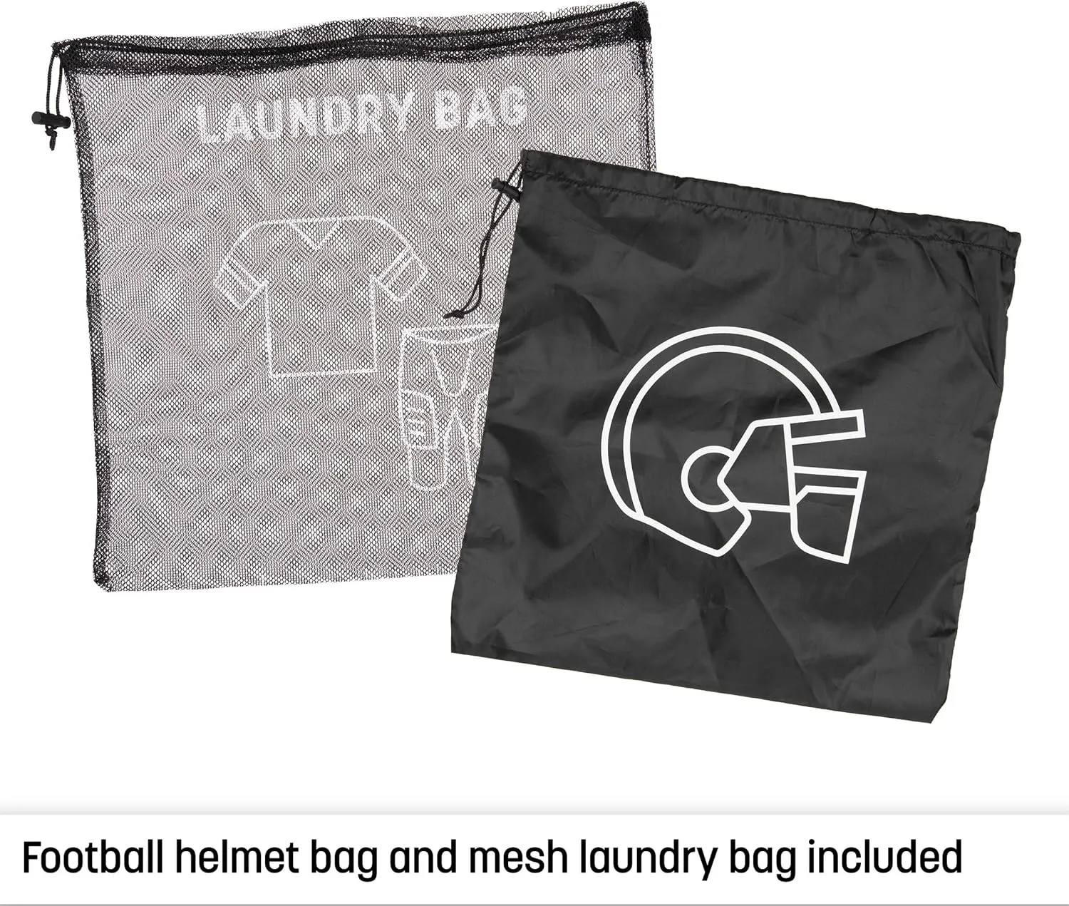 CHAMPRO Varsity Football Equipment Bag With Shoulder Carry Strap, Laundry and Helmet Bags