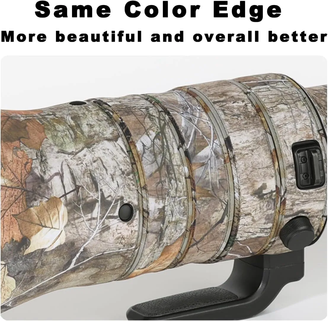 CHASING BIRDS Camouflage Waterproof Lens Coat for Nikon Z 400mm f/2.8 TC VR S Rainproof Lens Protective Cover (Shadow Black)