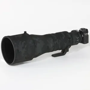 CHASING BIRDS Camouflage Waterproof Lens Coat for Nikon Z 400mm f/2.8 TC VR S Rainproof Lens Protective Cover (Shadow Black)