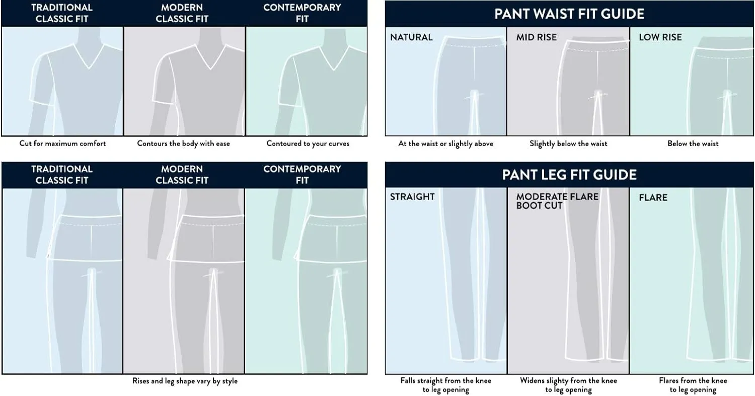 Cherokee Scrub Jackets For Woman, Snap Front with 3 Pockets & 2 way Stretch - WW310