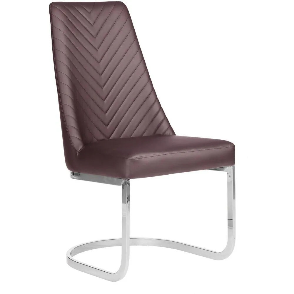 Chevron Customer Chair / Non-Rolling / Available in Black, Chocolate, Khaki, or Gray by Whale Spa