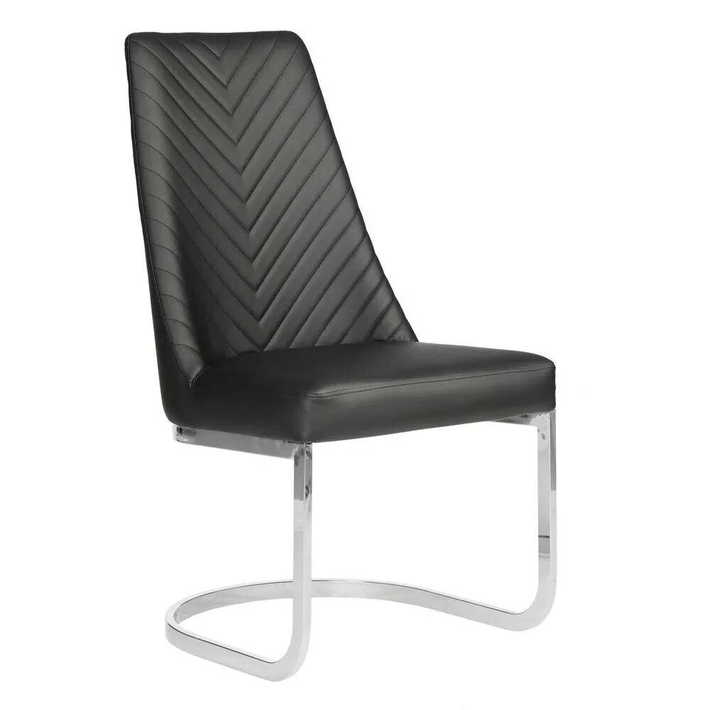 Chevron Customer Chair / Non-Rolling / Available in Black, Chocolate, Khaki, or Gray by Whale Spa