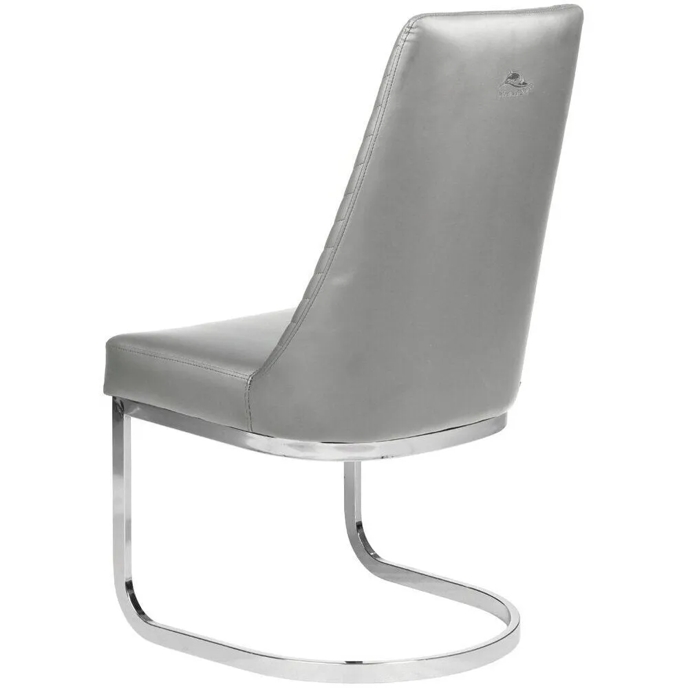 Chevron Customer Chair / Non-Rolling / Available in Black, Chocolate, Khaki, or Gray by Whale Spa
