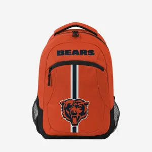 Chicago Bears Orange Alternate Color Action Backpack