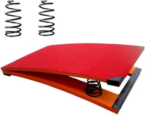 Children Junior Spring Board Gymnastics Equipment, Portable Curved Gymnastic Springboard with 2 Spring, for School, Home Gym,