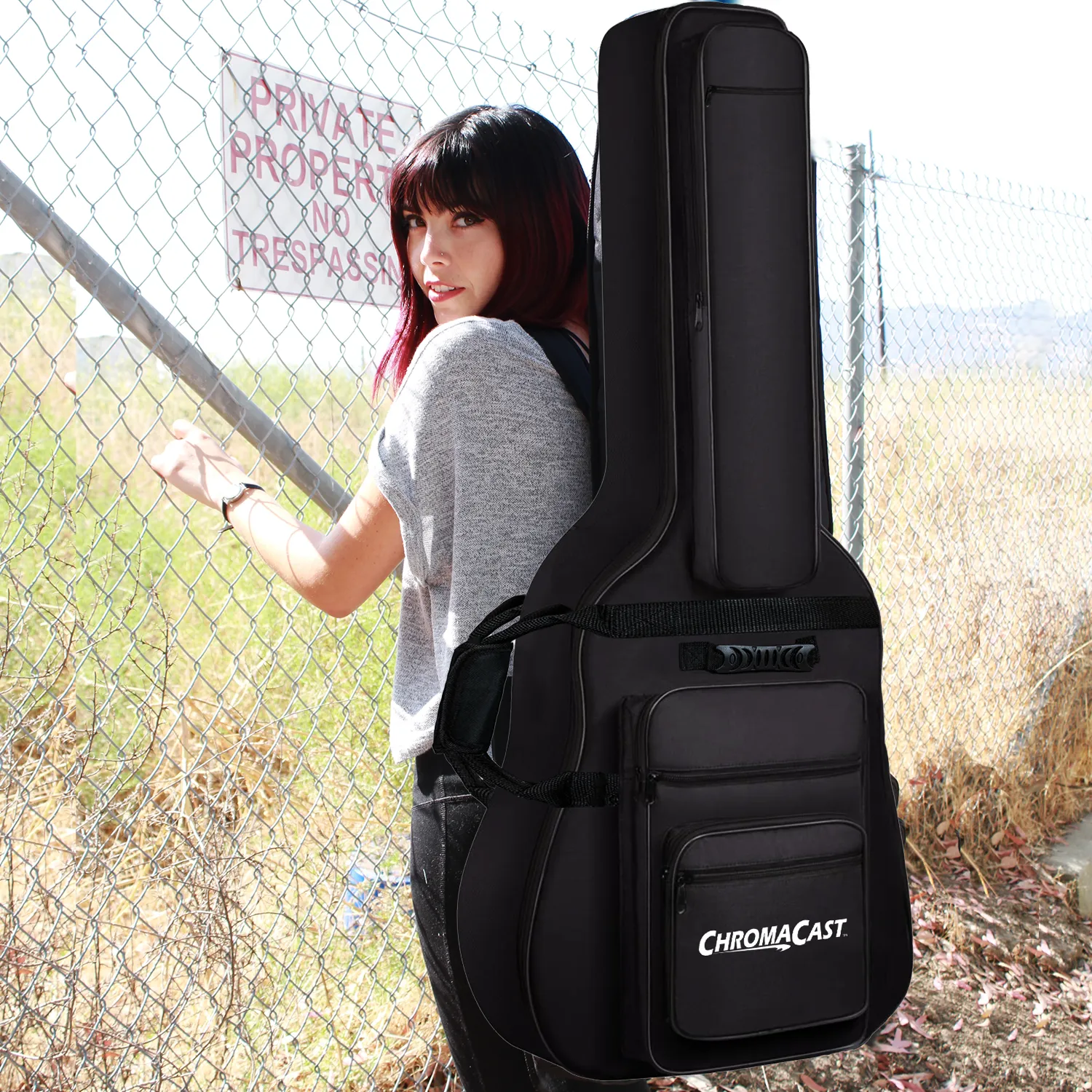 ChromaCast Electric Bass Guitar Padded Gig Bag