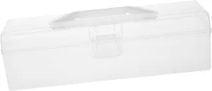 Clear Card Storage Box Capacity Organizer for Trading Cards Transparent Design for Easy Access Portable Handheld Box for Collectibles