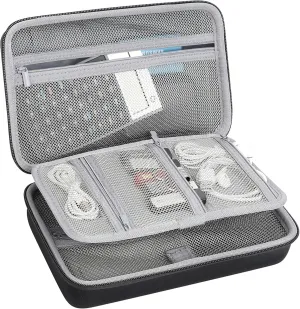 co2CREA Hard EVA Carrying Travel Case Replacement for Powerbank HDD/Electronics/Accessories Extra Large (10.27“x”6.5"x3.2" inch)