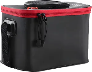 Collapsible Eva Fish Bucket - 11 L Tear-Resistant, Waterproof Design with Pump, Portable Strap for Angling