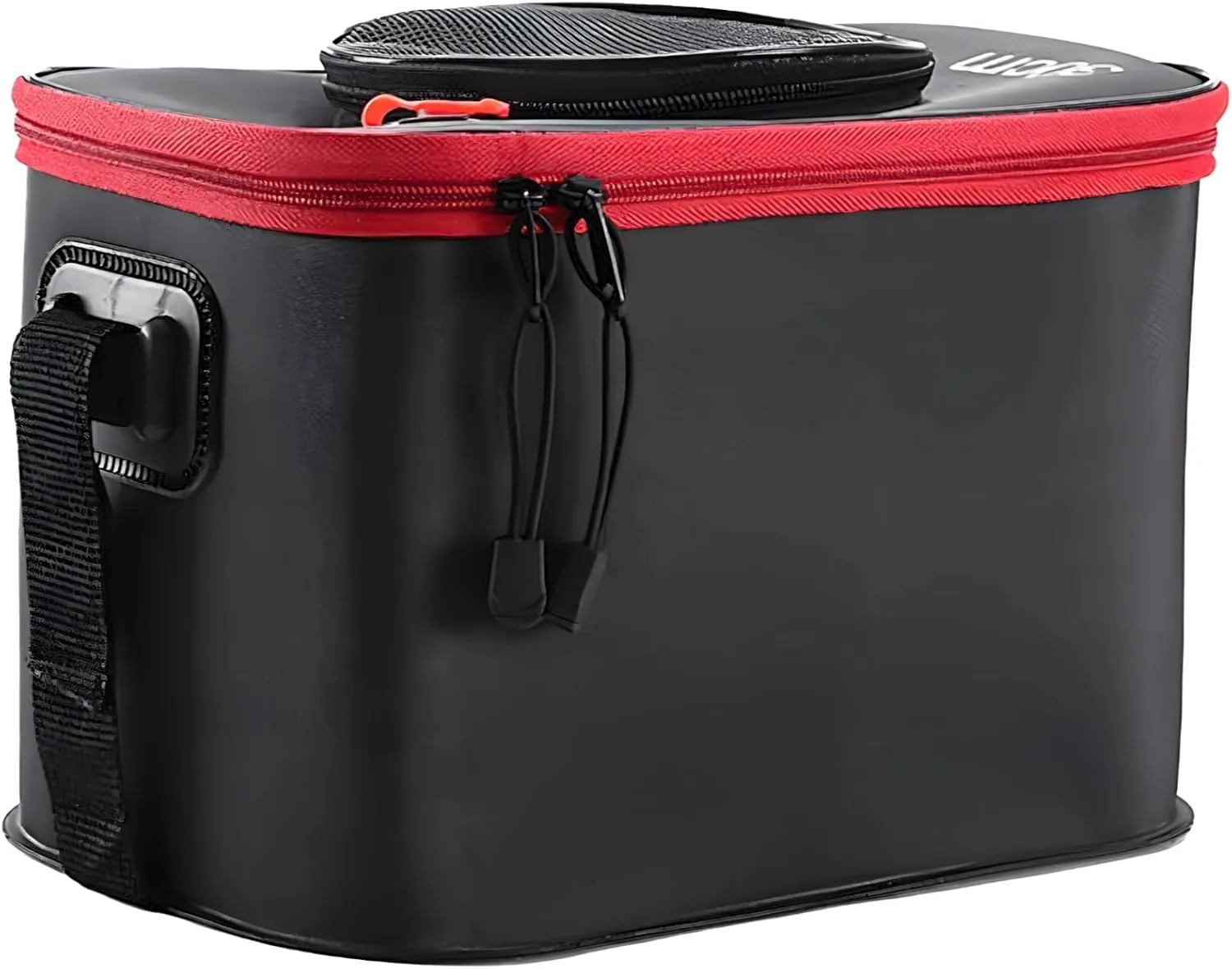Collapsible Eva Fish Bucket - 11 L Tear-Resistant, Waterproof Design with Pump, Portable Strap for Angling