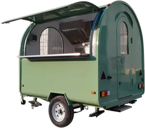 Commercial Mobile Snack and Fast Food Trailer with Cooking Equipment – Ideal for Street Vending and Pop-Up Restaurant Startups