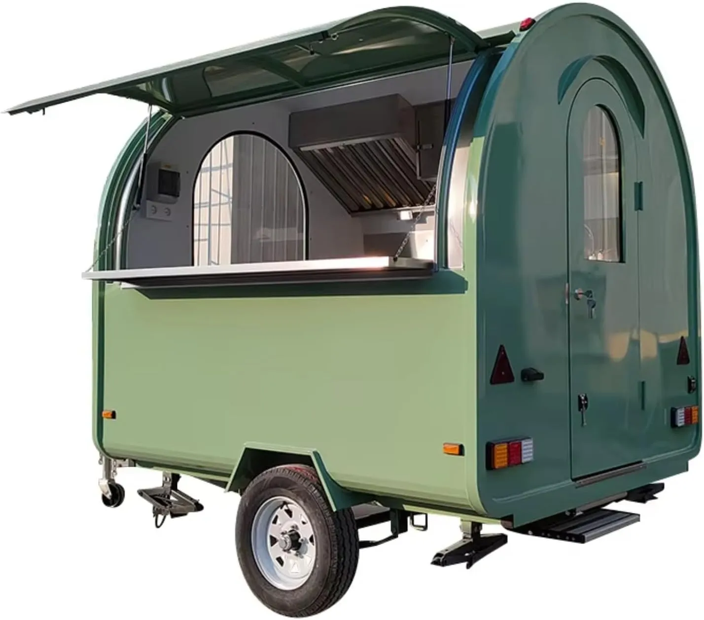 Commercial Mobile Snack and Fast Food Trailer with Cooking Equipment – Ideal for Street Vending and Pop-Up Restaurant Startups