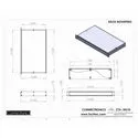 Connectronics CTX-1RU10 1 Space Rack Mount Alum Box Cabinet 19x10x1.75