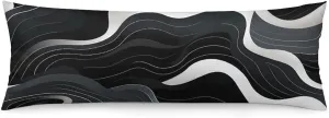 Contour Topography Map Pattern Pillowcase for Body Pillow Long Soft Throw Pillow Case Cover for Bed Couch 20"x54"