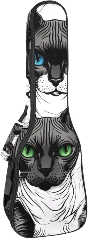 Cool Cats with Blue and Green Eyes