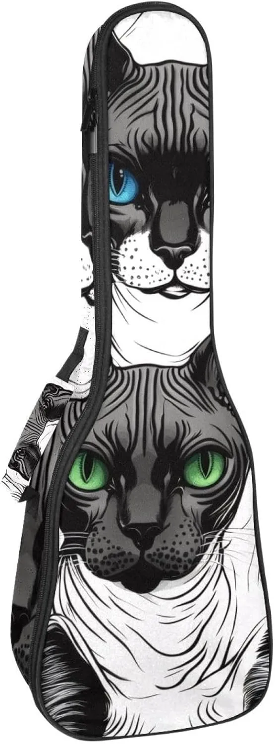 Cool Cats with Blue and Green Eyes